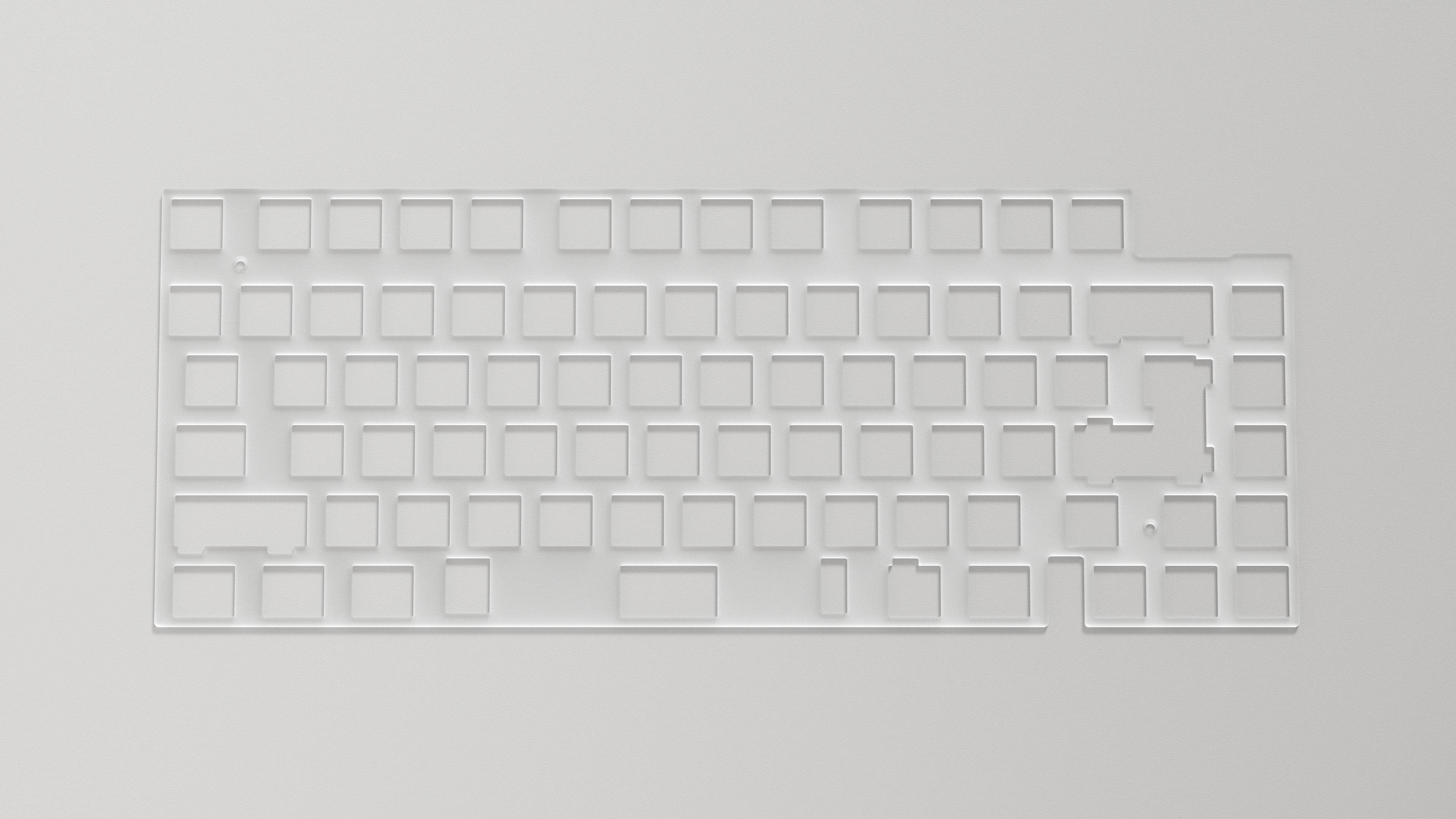 Extra Alu/PC PCB-Mount Plate for Lumino75 - LUMINKEY