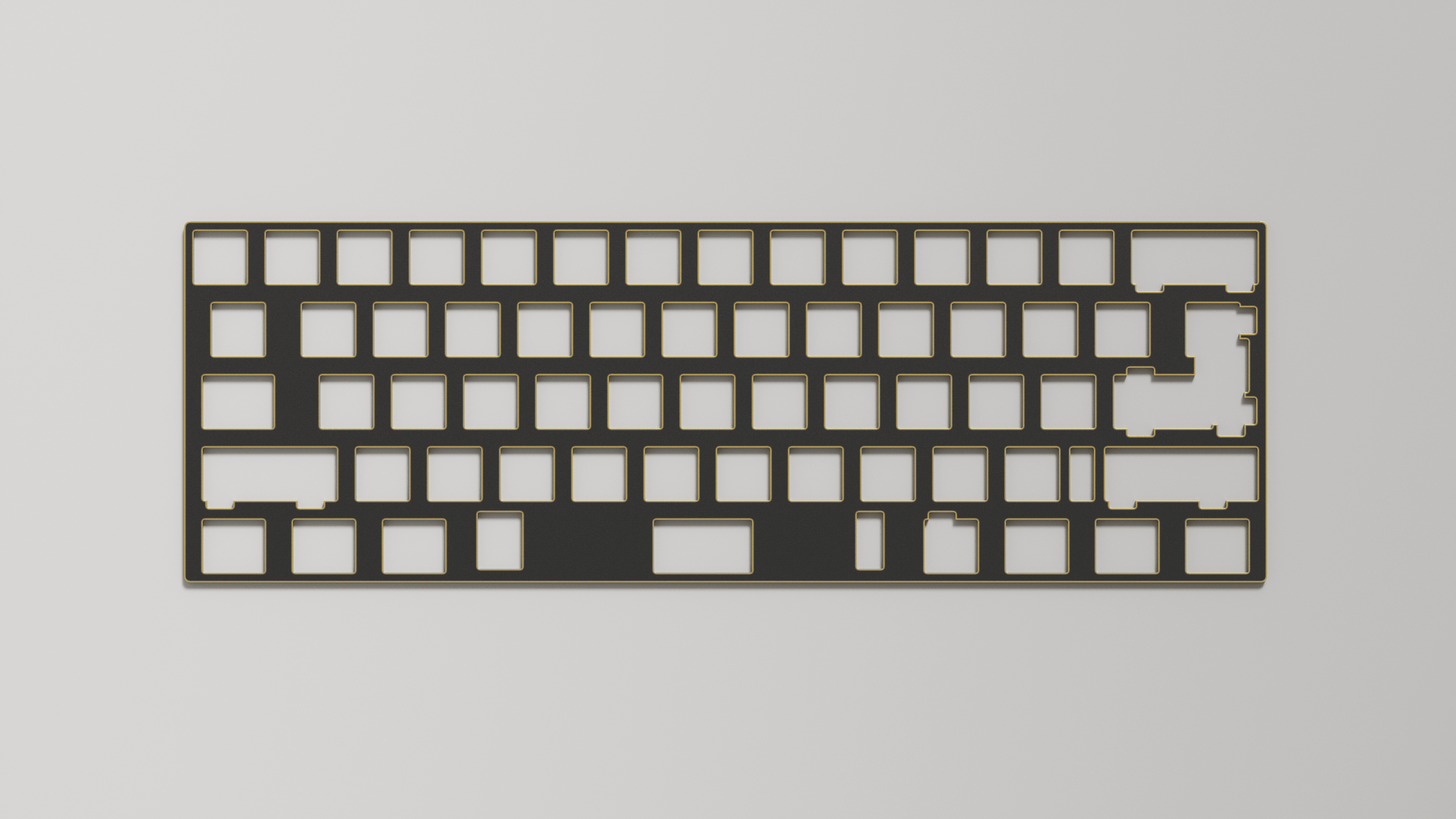 Extra Alu/FR4 PCB-Mount Plate for LUMINKEY60 Pro (Supports Multiple Layout) - LUMINKEY