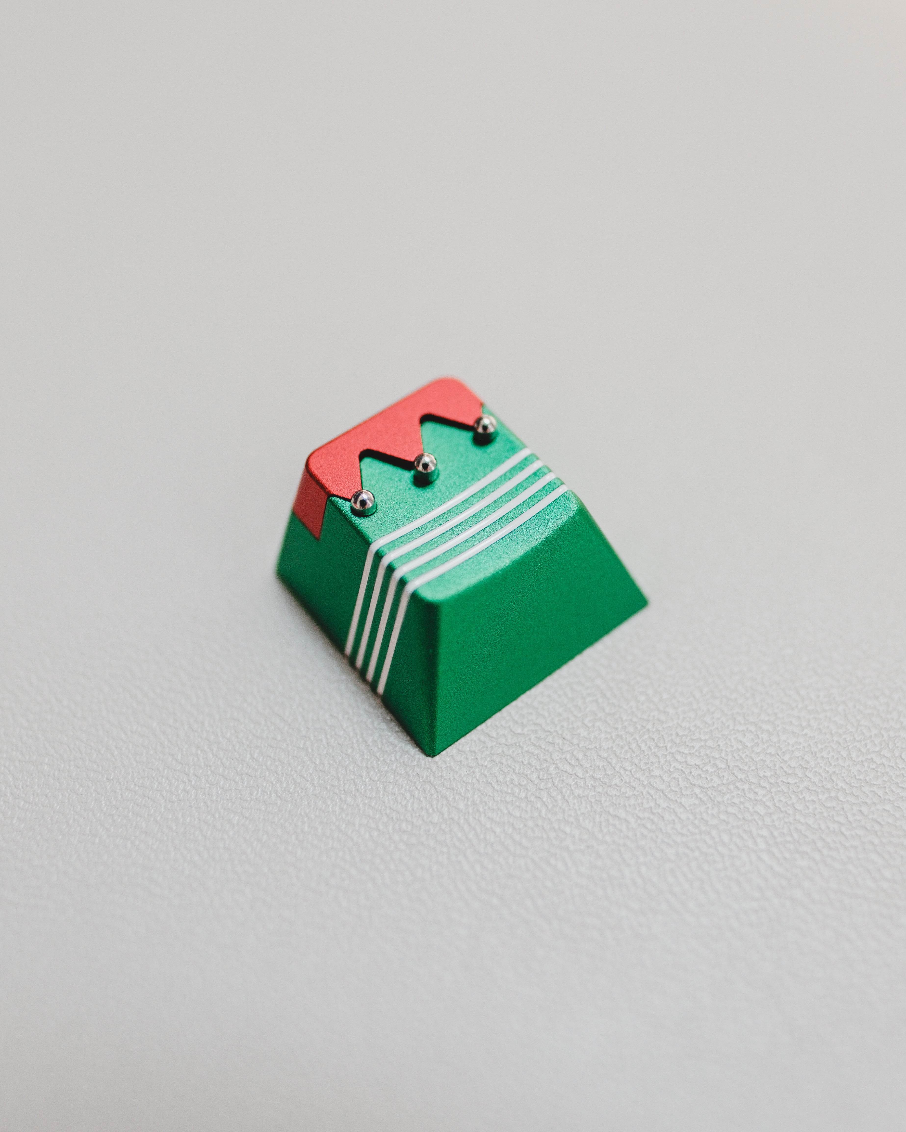 Christmas Aluminum Artisan Keycaps-Christmas Tree, Santa, Snowman - LUMINKEY
