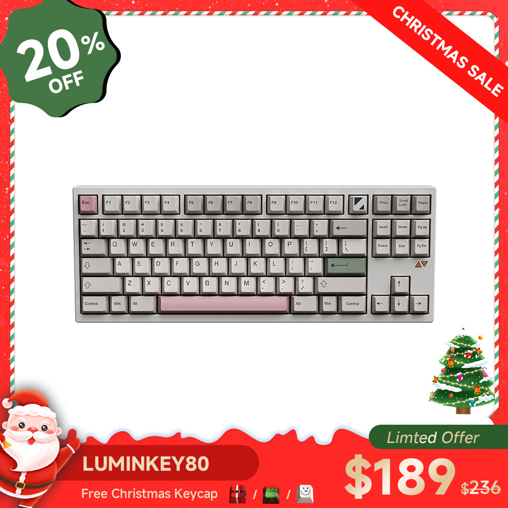 LUMINKEY80 80% Hot-Swappable Custom Mechanical Keyboard