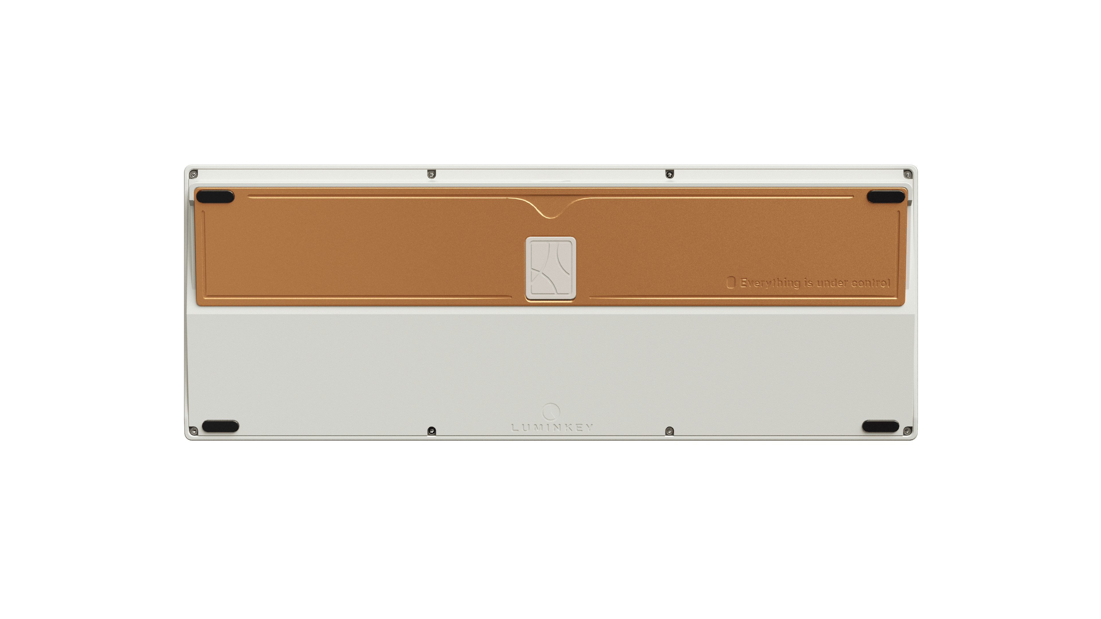 LUMINKEY60 Pro - 60% Hot-Swappable Custom Mechanical Keyboard-white