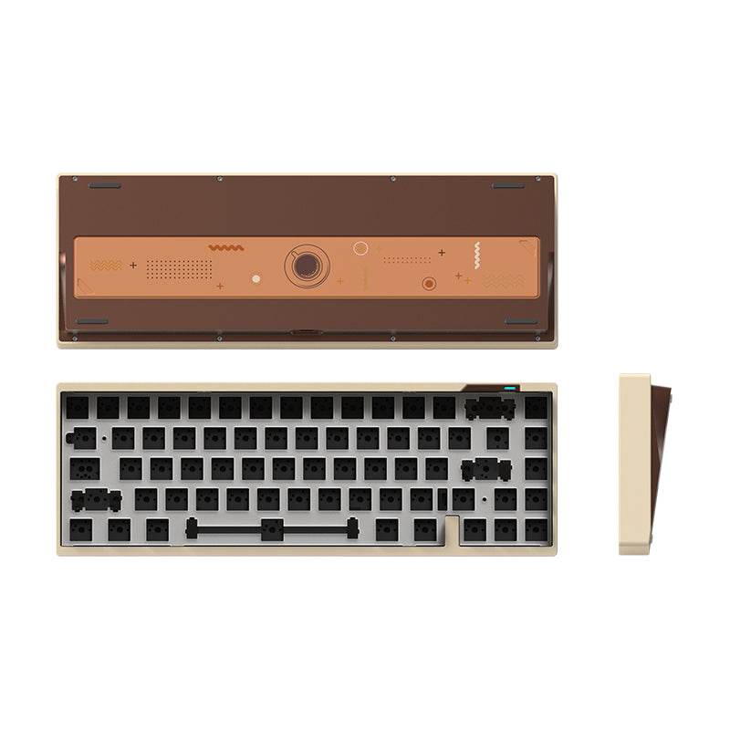 LUMINKEY65 65% Layout Hot-swappable Custom Mechanical Keyboard - LUMINKEY COFFEE