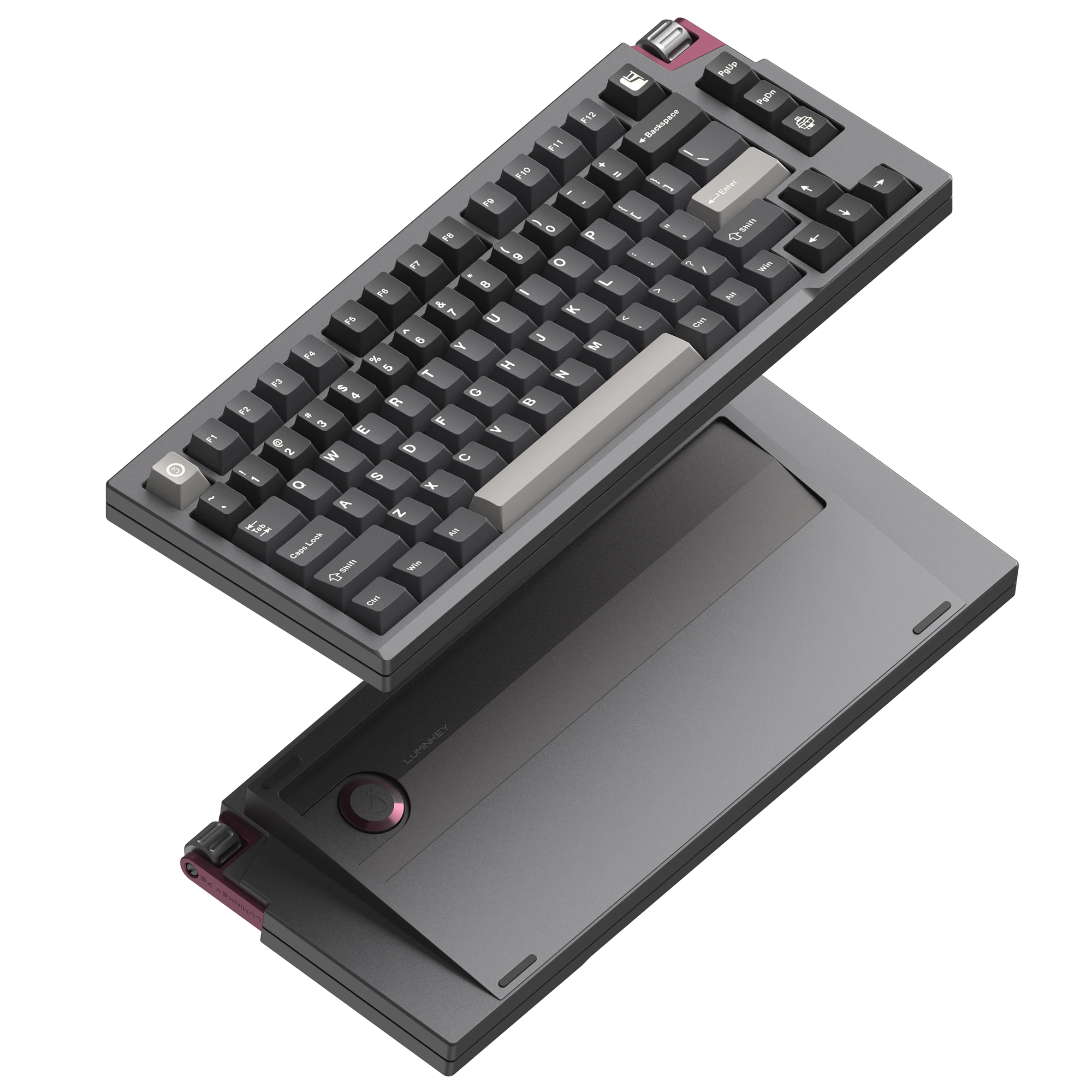 LUMINKEY75 V2 Tri-Mode Custom Mechanical Keyboard-grey