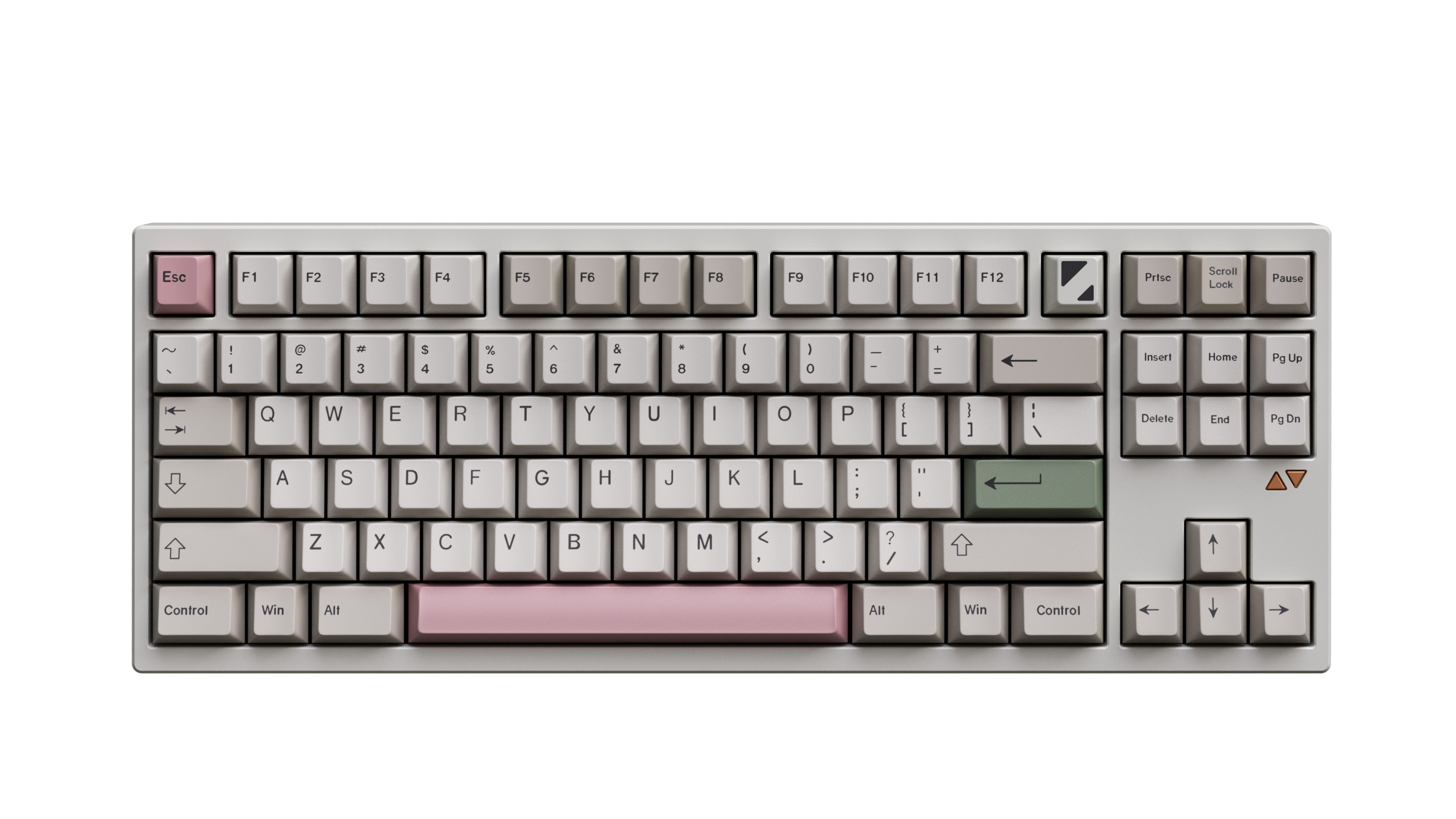 LUMINKEY80 80% Hot-Swappable Custom Mechanical Keyboard-white 9009