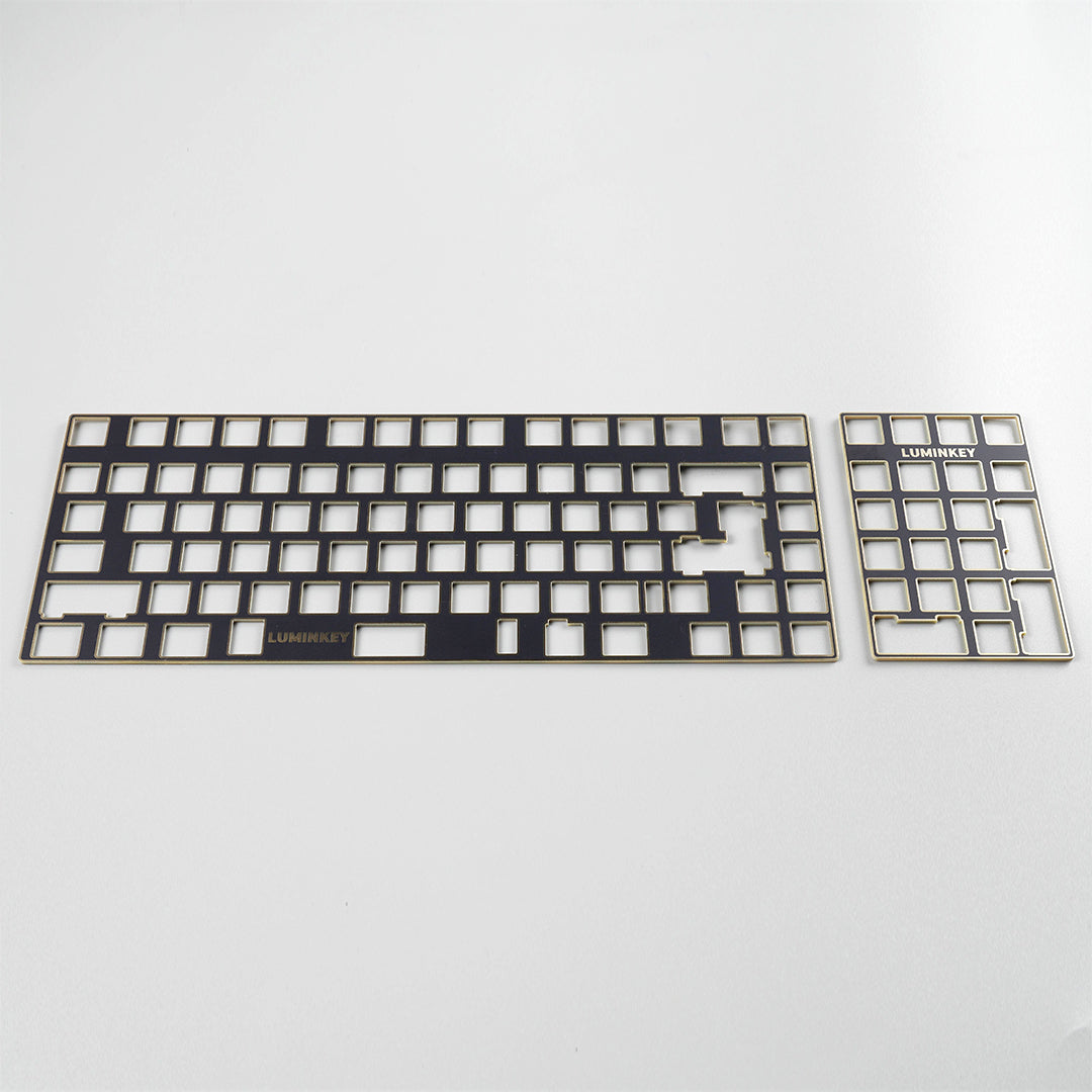 Extra Alu/FR4 PCB-Mount Plate for LUMINKEY98 (Supports Multiple Layout)