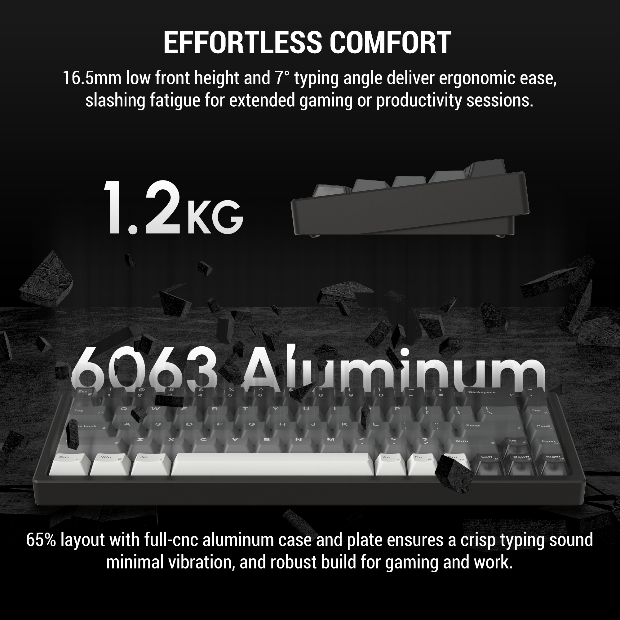 Magger68 Performance HE Magnetic Gaming Keyboard Ano-Black