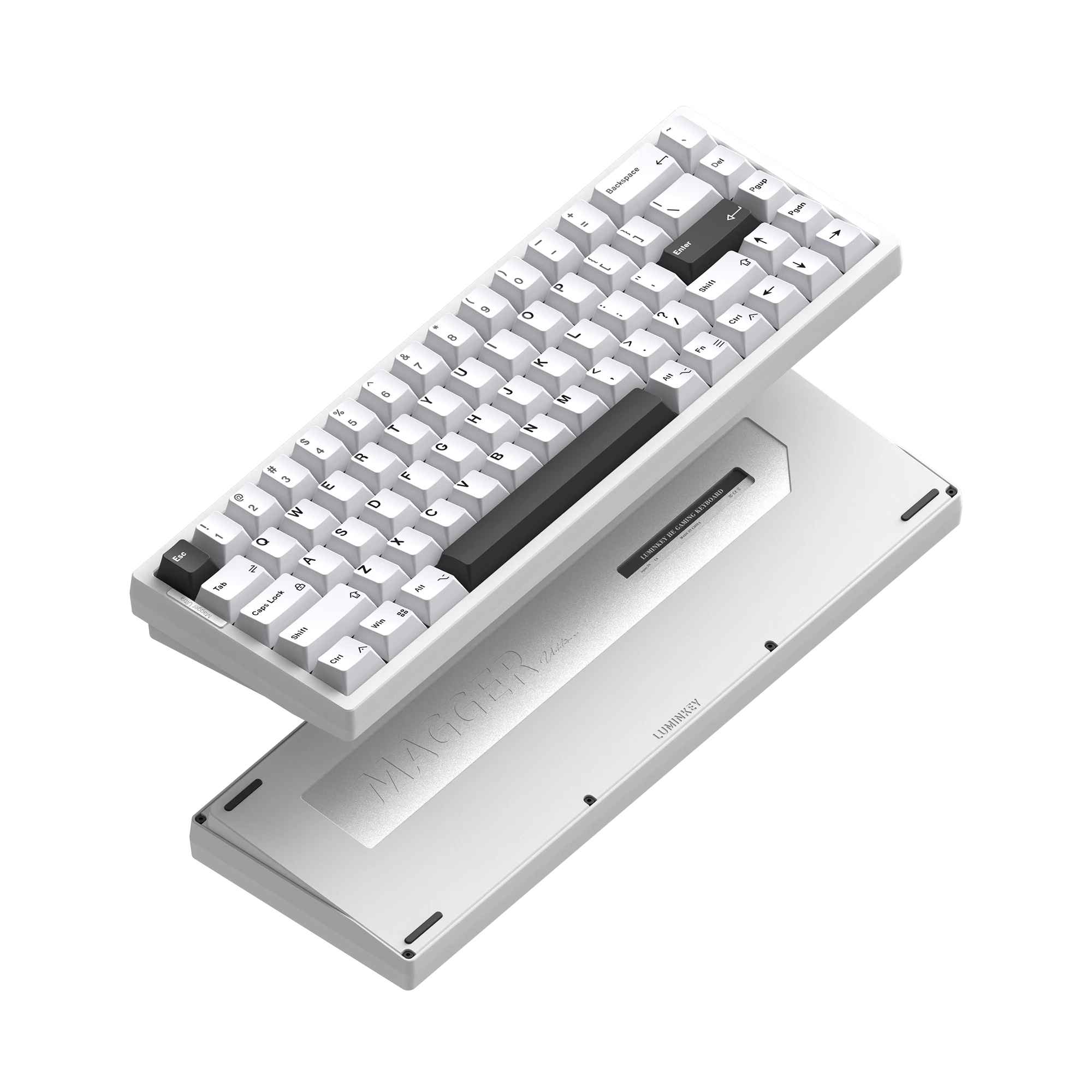 Magger68 Ultra White HE Magnetic Gaming Keyboard E-Cold