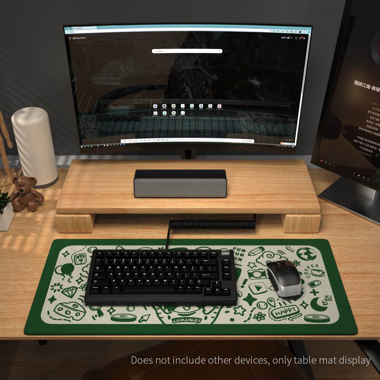 LUMINKEY Desk Mat - Meow Graffiti - LUMINKEY