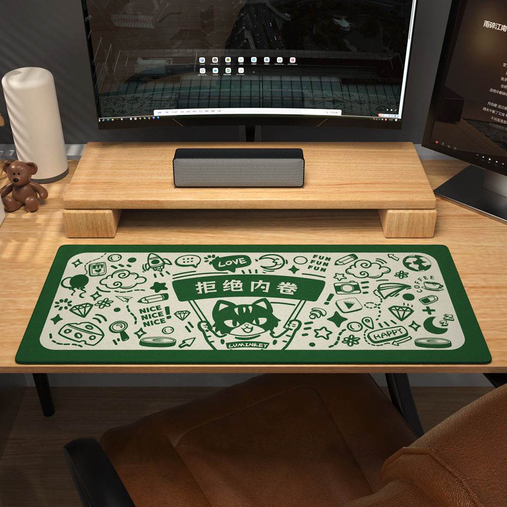 LUMINKEY Desk Mat - Meow Graffiti - LUMINKEY