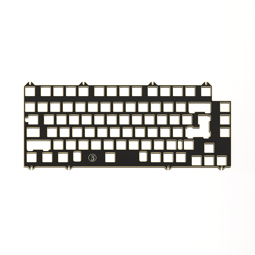 Extra Alu/FR4 PCB-Mount Plate for LUMINKEY75V2 (Supports Multiple Layout)