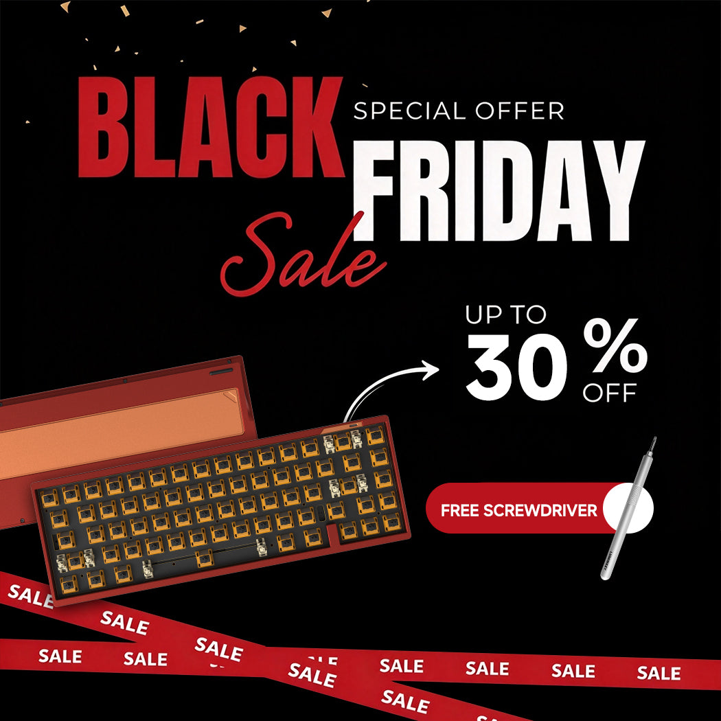 「BLACK FRIDAY」LUMINKEY65 HE ULTRA — 65% Hall Effect Magnetic Gaming Keyboard - Barebone