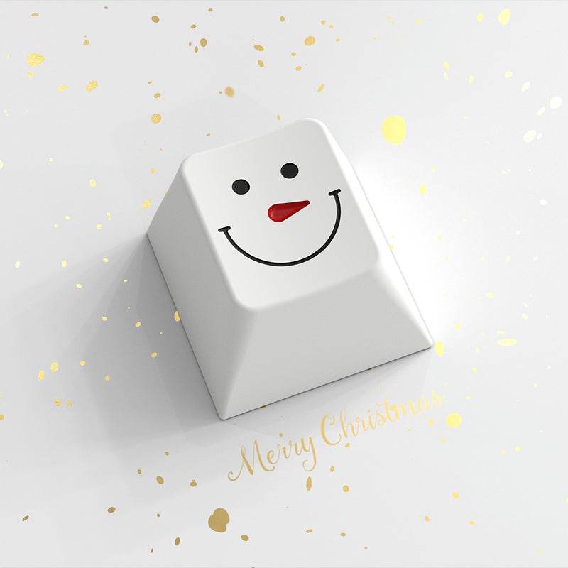 Christmas Aluminum Artisan Keycaps-Christmas Tree, Santa, Snowman - LUMINKEY