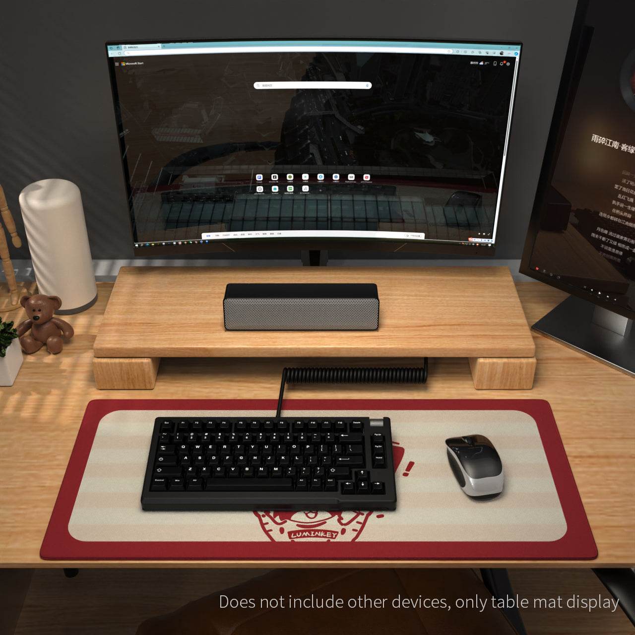 LUMINKEY Desk Mat - Meow Graffiti - LUMINKEY