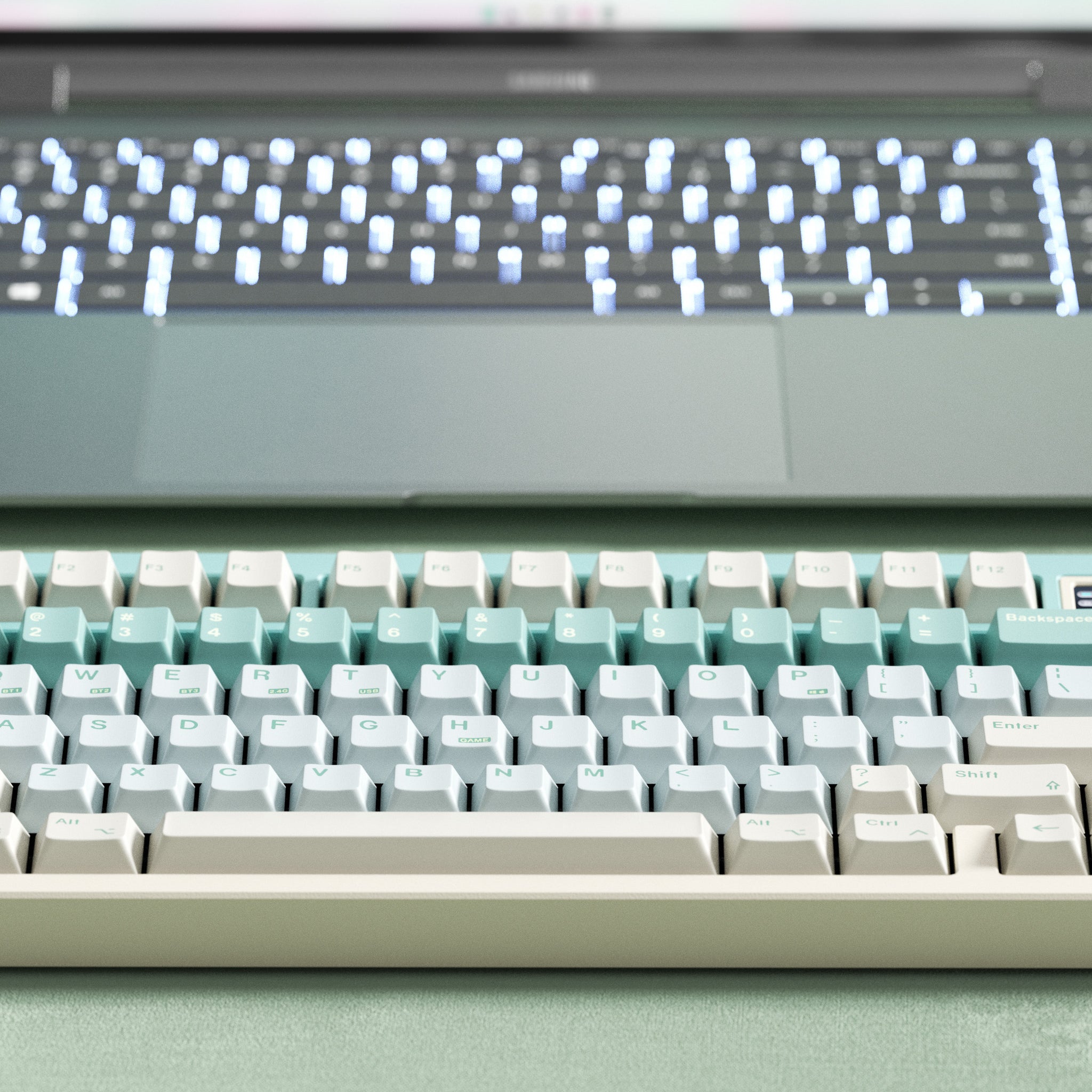 75 Size Keyboard LUMINO75 75% Layout Hot-swappable Custom Mechanical Keyboard