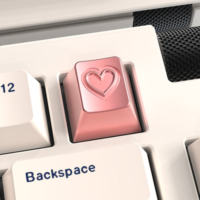 Christmas Aluminum Artisan Keycaps-Christmas love