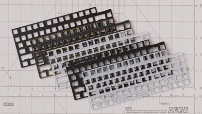 Extra Alu/PC PCB-Mount Plate for Lumino75 - LUMINKEY