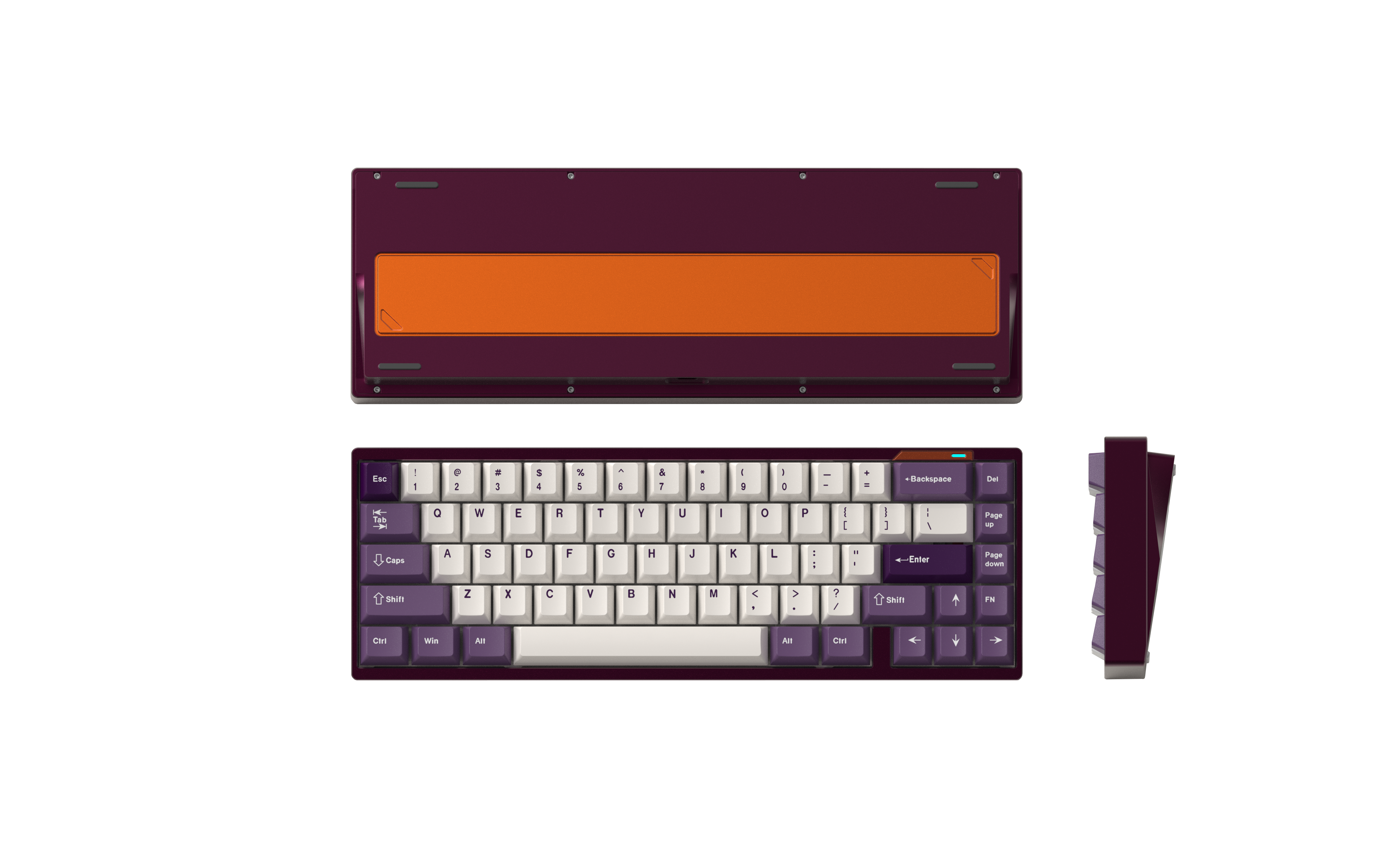 LUMINKEY65 Hot-Swappable Custom Mechanical Keyboard