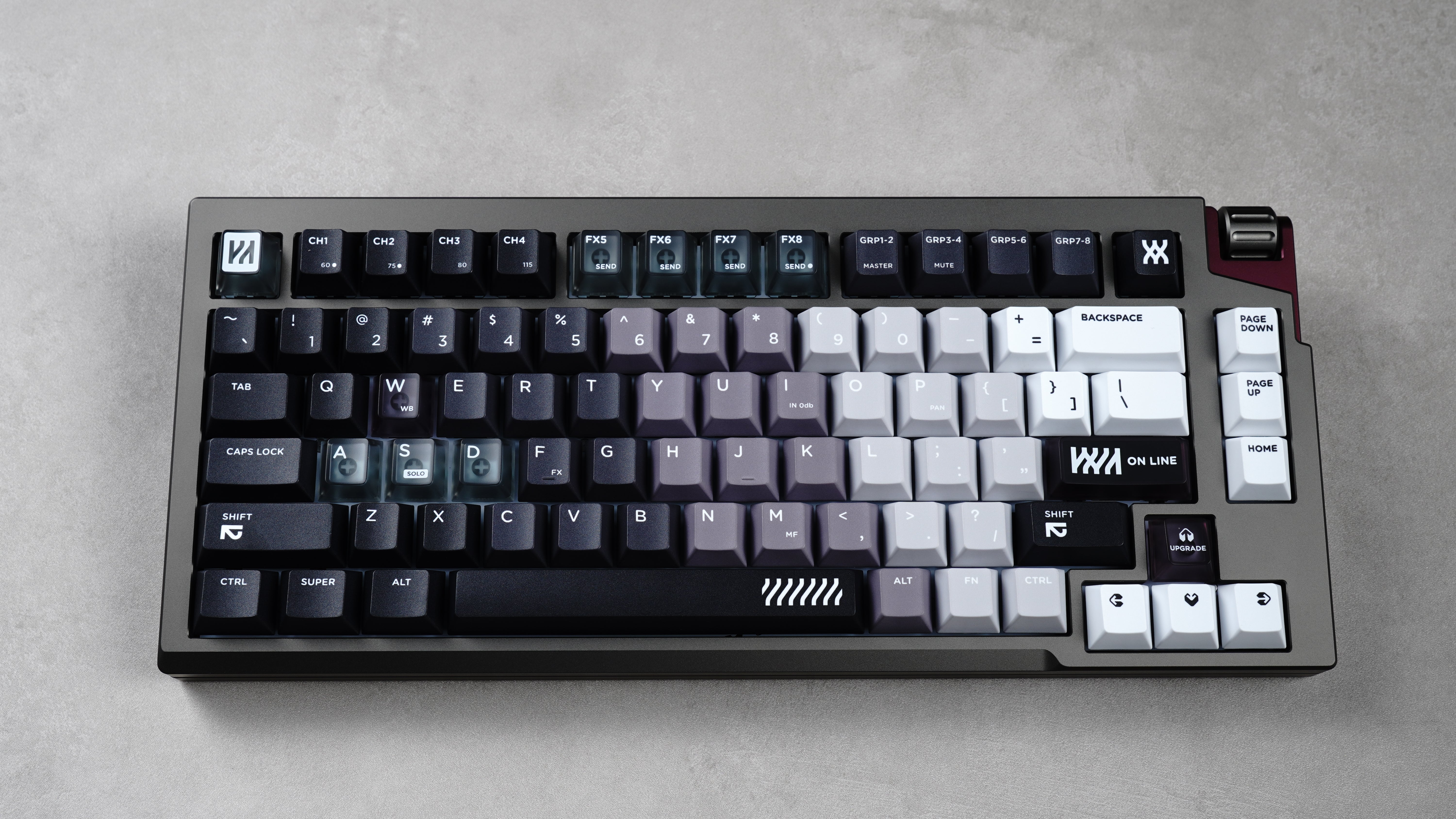 Luminkey 75 V2 Wired Carbon Black LUMINKEY75 V2 HE Magnetic Gaming