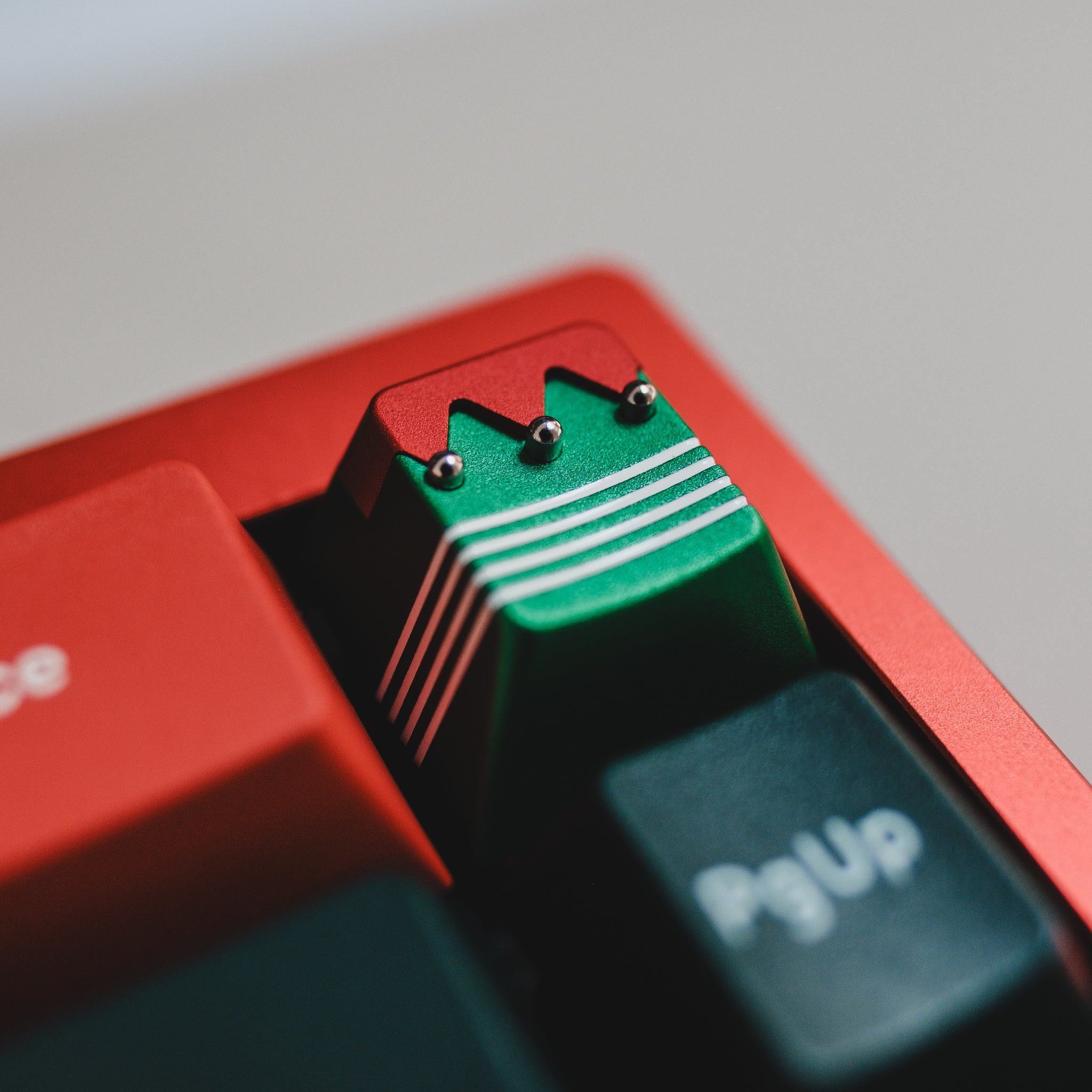 Christmas Aluminum Artisan Keycaps-Christmas Tree, Santa, Snowman
