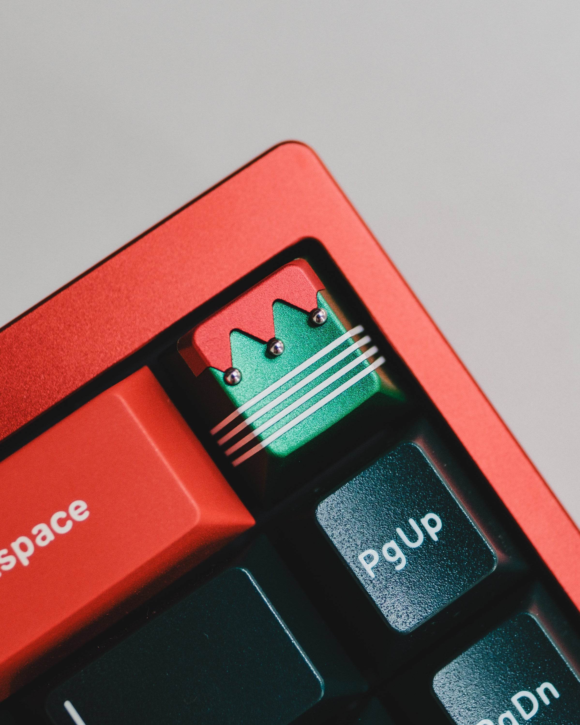 Christmas Aluminum Artisan Keycaps-Christmas Tree, Santa, Snowman
