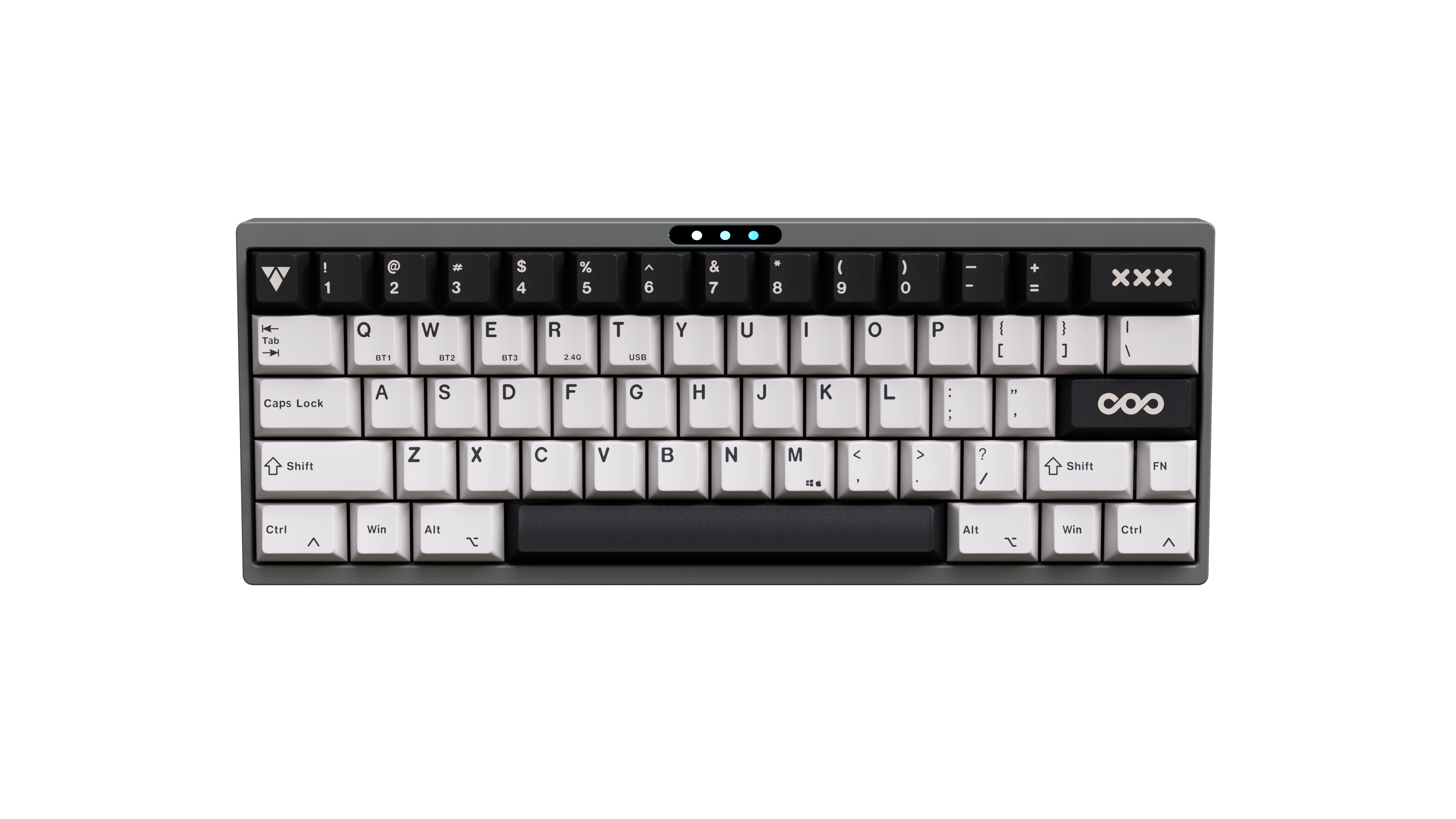 LUMINKEY60 Pro - 60% Hot-Swappable Custom Mechanical Keyboard-Meteor Gray