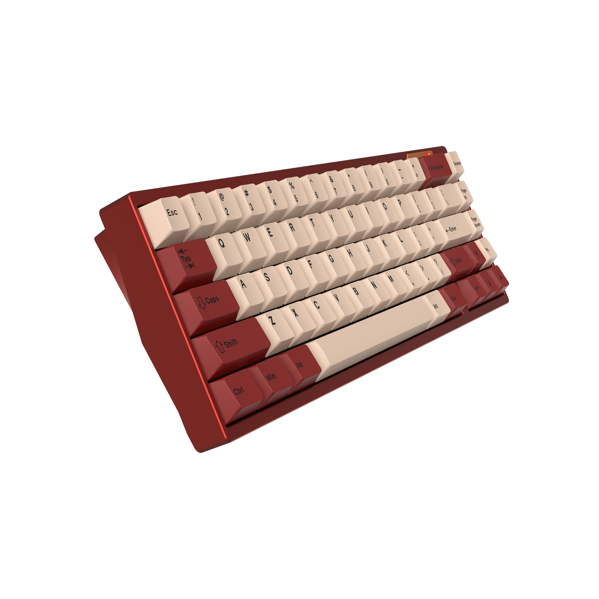 LUMINKEY65 Hot-Swappable 65% Custom Mechanical Keyboard-ano red.1