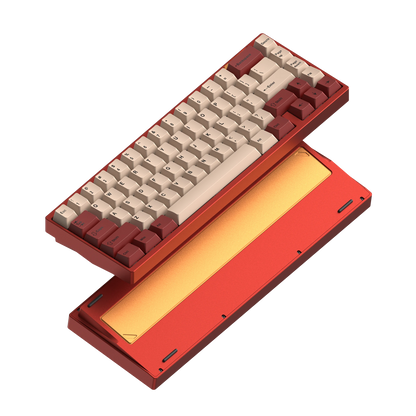 LUMINKEY65 Hot-Swappable 65% Custom Mechanical Keyboard-ano red
