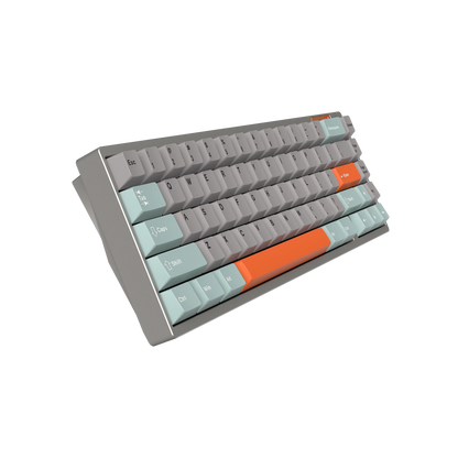 LUMINKEY65 Hot-Swappable 65% Custom Mechanical Keyboard-ano silver.1