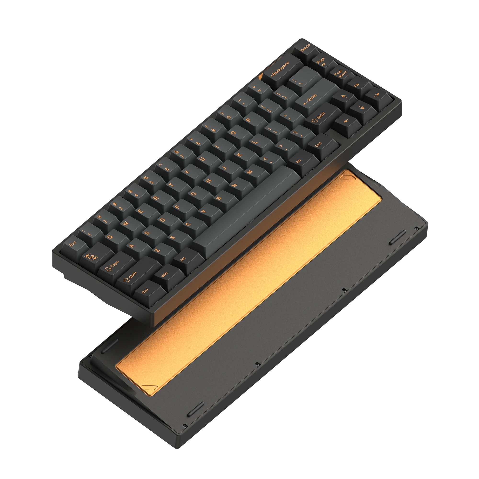 LUMINKEY65 Hot-Swappable 65% Custom Mechanical Keyboard-black