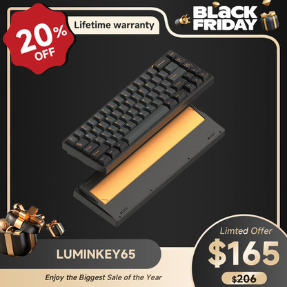LUMINKEY65 Hot-Swappable 65% Custom Mechanical Keyboard