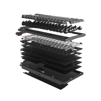 LUMINKEY75 V2 Tri-Mode Custom Mechanical Keyboard - Dead Space Grey