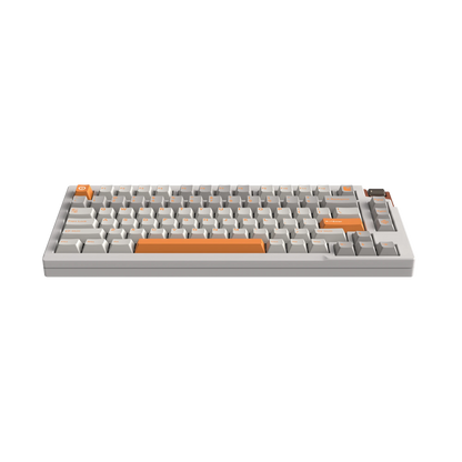 LUMINKEY75 V2 Tri-Mode Custom Mechanical Keyboard-Warm Orange-White.2