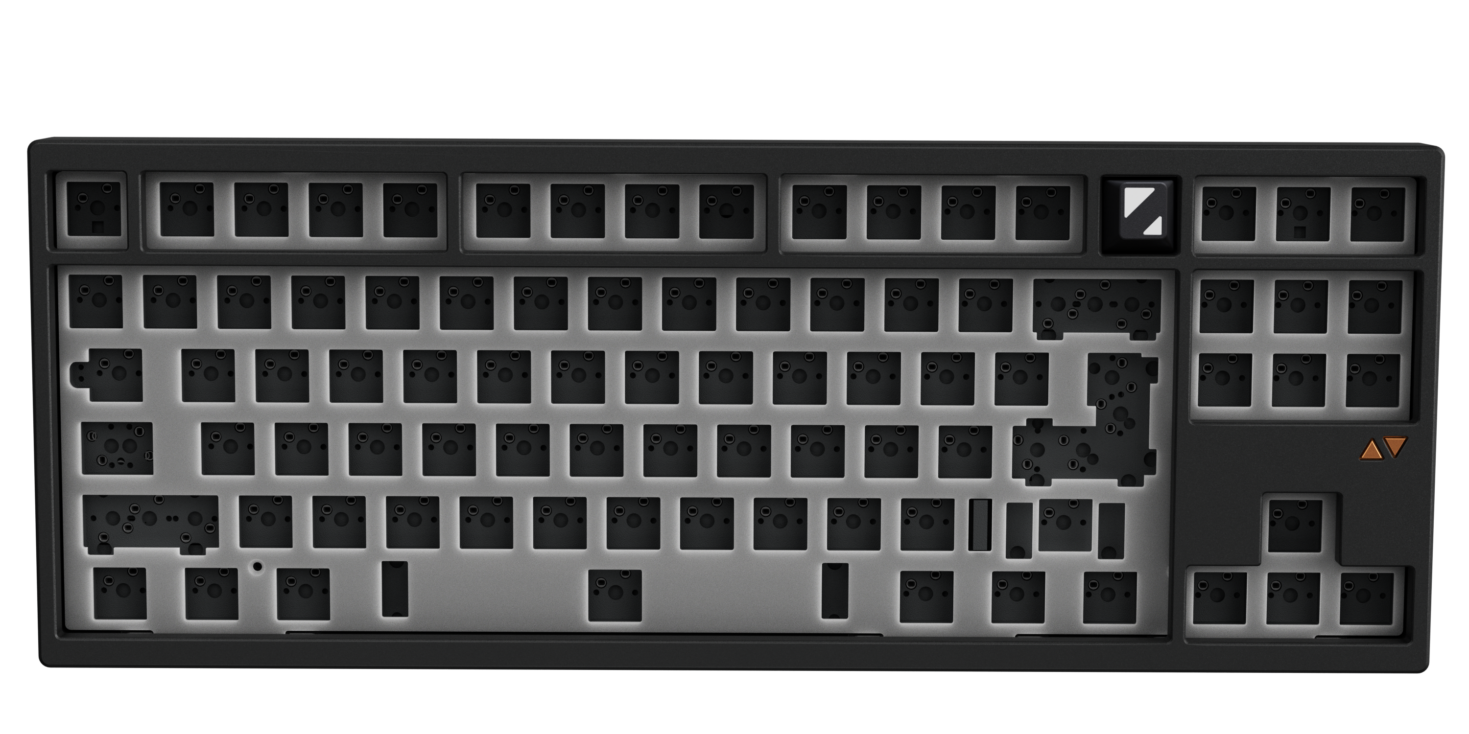 LUMINKEY80 80% Hot-Swappable Custom Mechanical Keyboard-black barebones