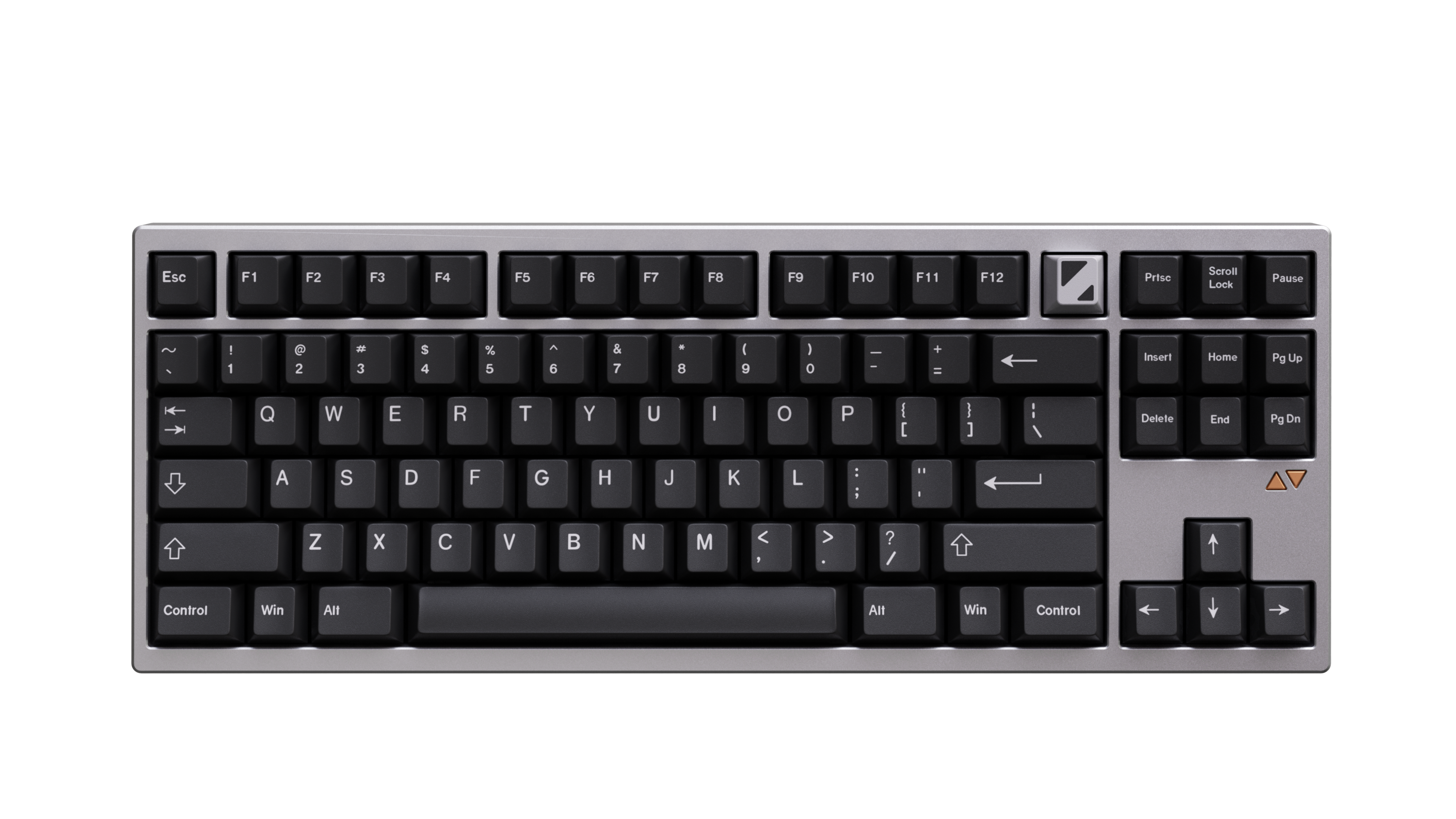 LUMINKEY80 80% Hot-Swappable Custom Mechanical Keyboard silver wob WK