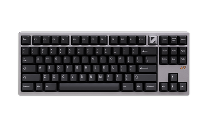 LUMINKEY80 80% Hot-Swappable Custom Mechanical Keyboard silver wob WK