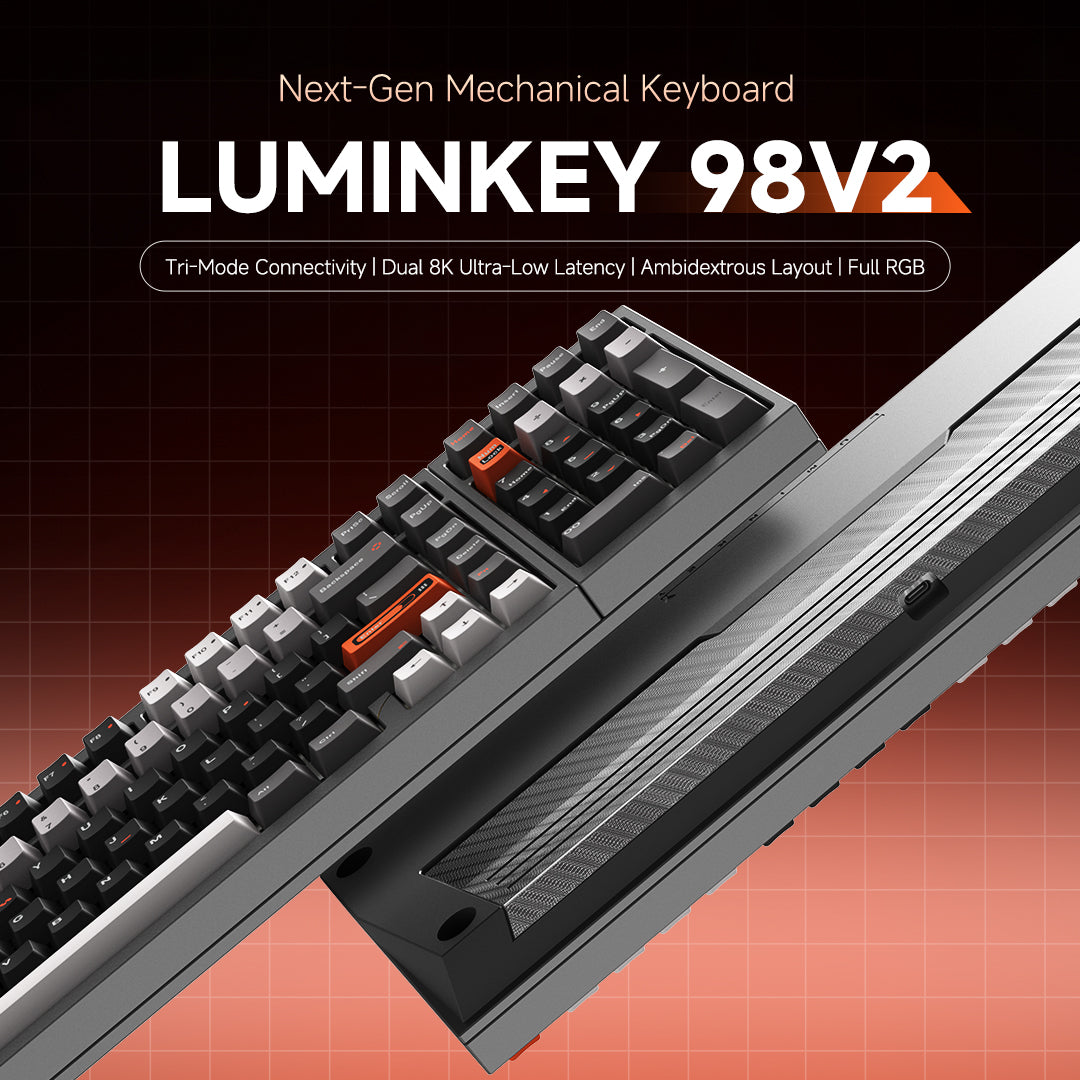 LUMINKEY98 V2 98% Tri-Mode Custom Mechanical Keyboard