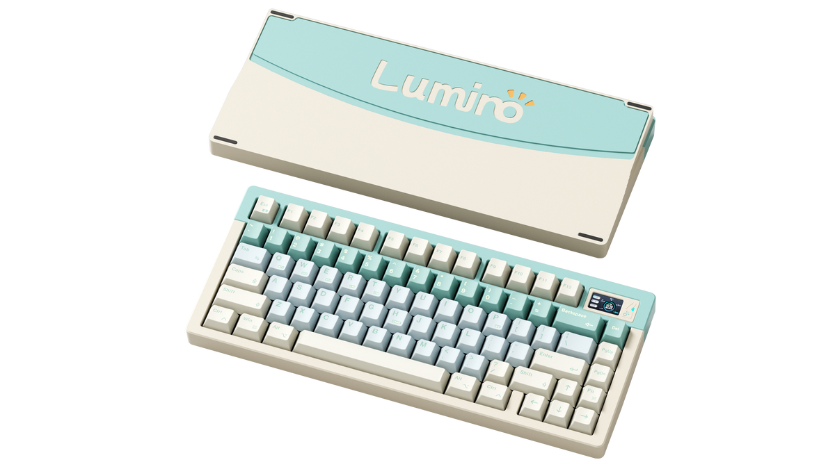 LUMINO75 75% Layout Hot-swappable Custom Mechanical Keyboard – LUMINKEY