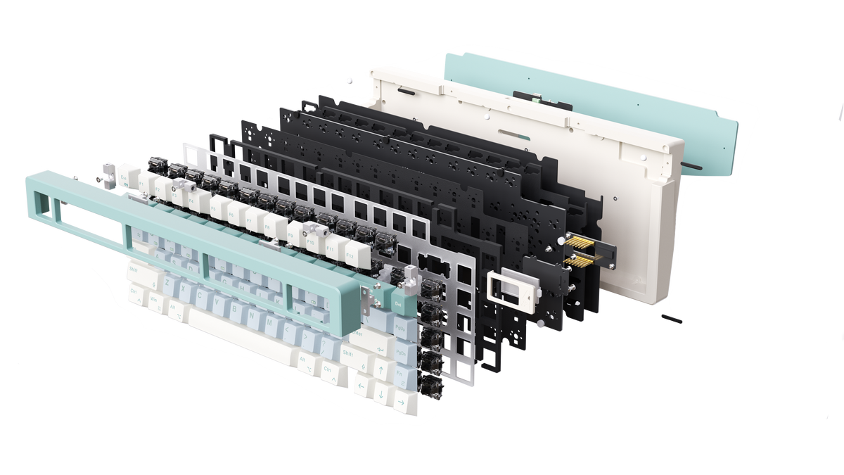 LUMINO75 75% Layout Hot-swappable Custom Mechanical Keyboard – LUMINKEY
