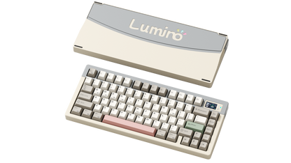 LUMINO75 75% Layout Hot-swappable Custom Mechanical Keyboard-Retro Charm