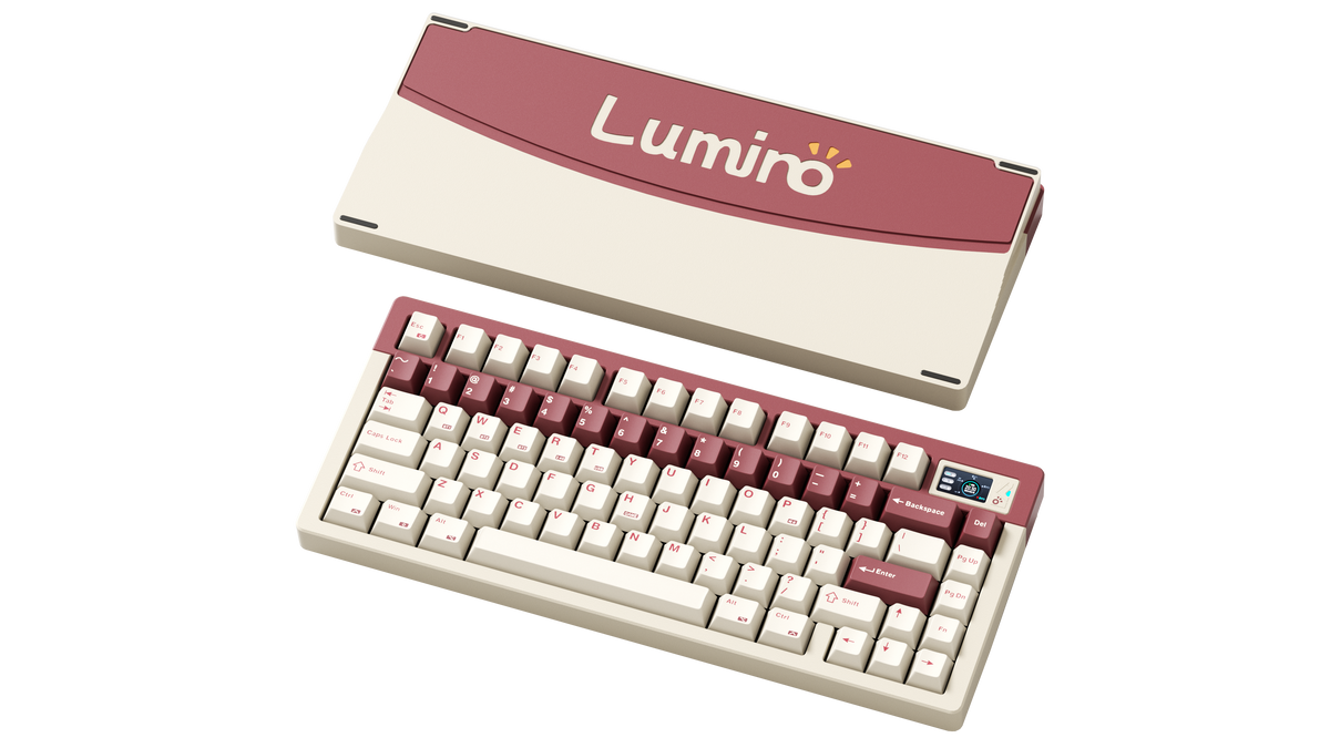 LUMINO75 75% Layout Hot-swappable Custom Mechanical Keyboard – LUMINKEY
