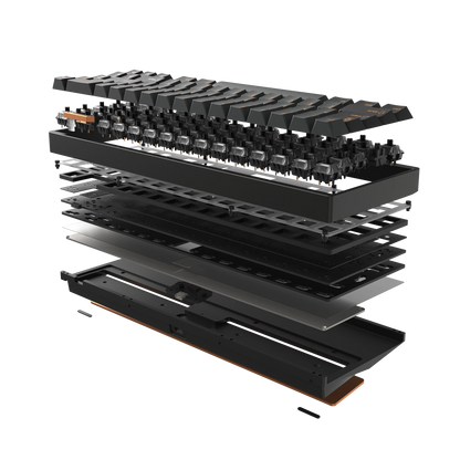 LUMINKEY65 Hot-Swappable Custom Mechanical Keyboard Ano-Black