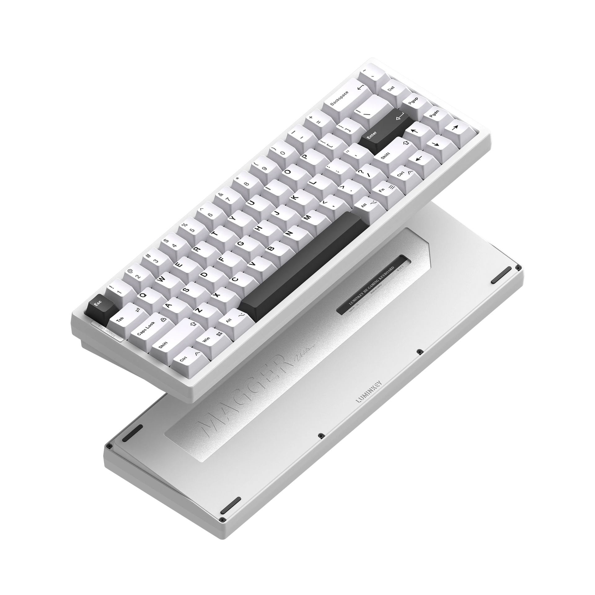 キーボード LUMINKEY Magger68 HE Pro S White Magger68 Performance HE Magnetic Keyboard – LUMINKEY