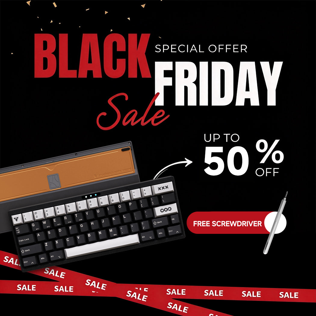 「BLACK FRIDAY」Luminkey60 Pro — 60% Tri-Mode Mechanical Keyboard