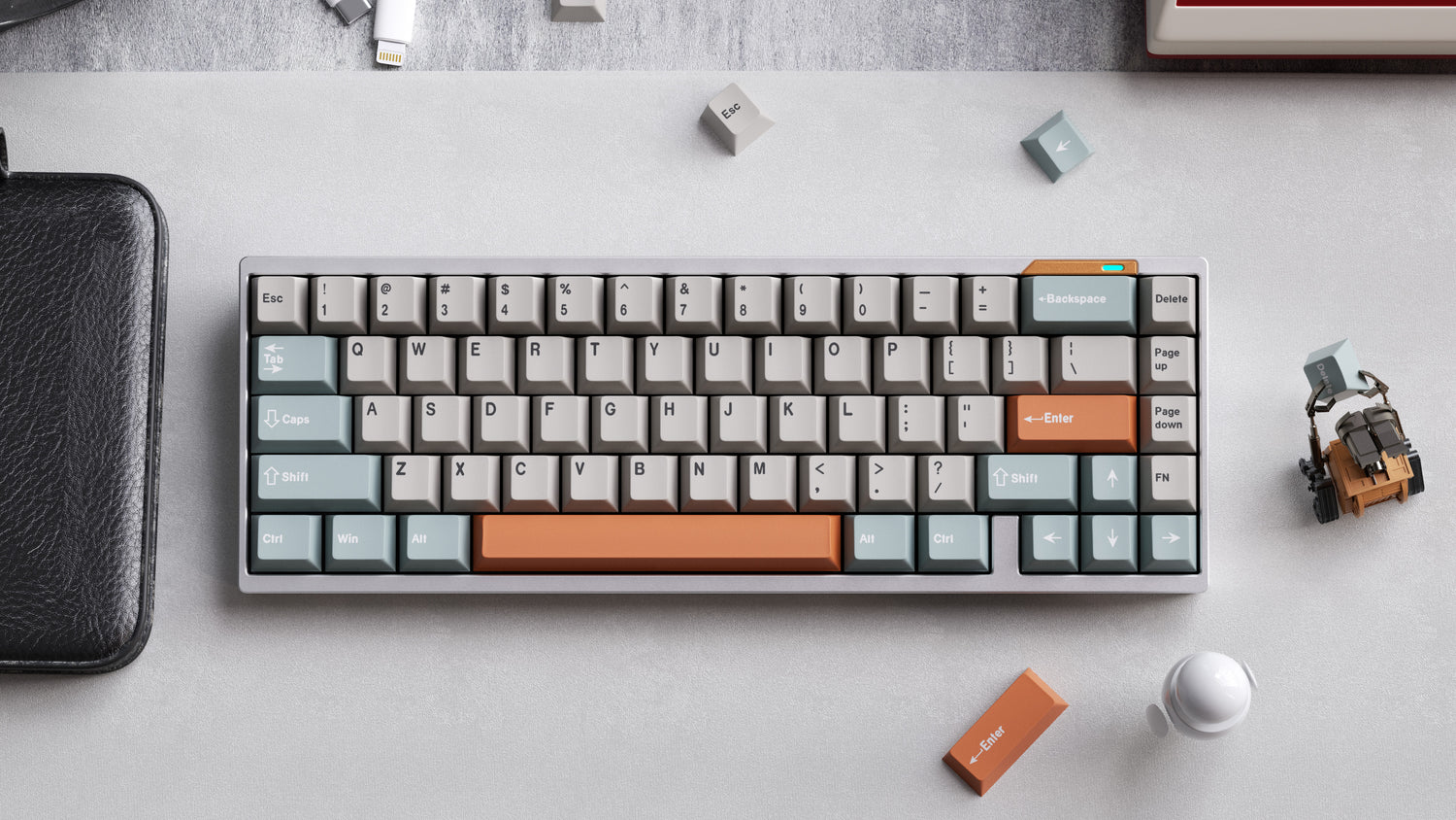 LUMINKEY65 65% Layout Hot-swappable Custom Mechanical Keyboard