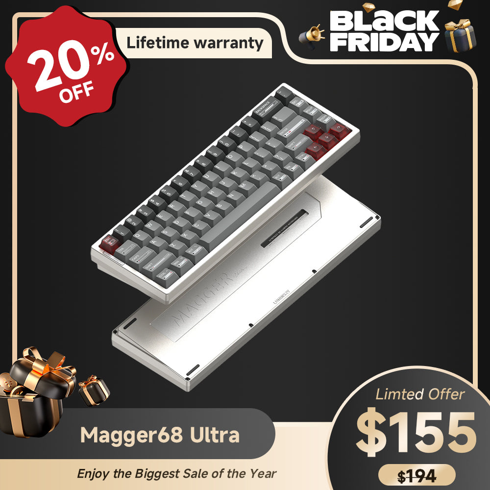 [Pre-Order] Magger68 Ultra HE Magnetic Keyboard Ano-Champagne Gold