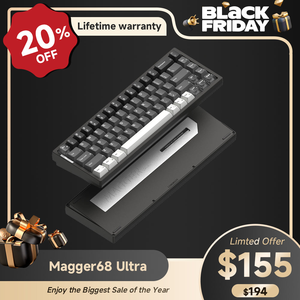 [Pre-Order] Magger68 Ultra HE Magnetic Gaming Keyboard Ano-Black