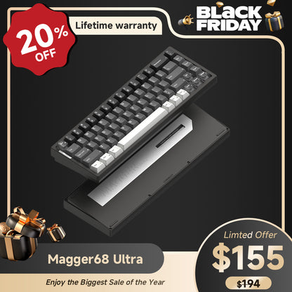 [Pre-Order] Magger68 Ultra HE Magnetic Gaming Keyboard Ano-Black